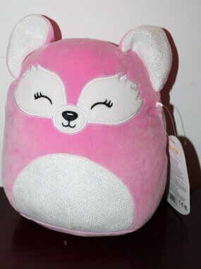 Squishmallows Rhiannon Pink Fox 8" new with tags